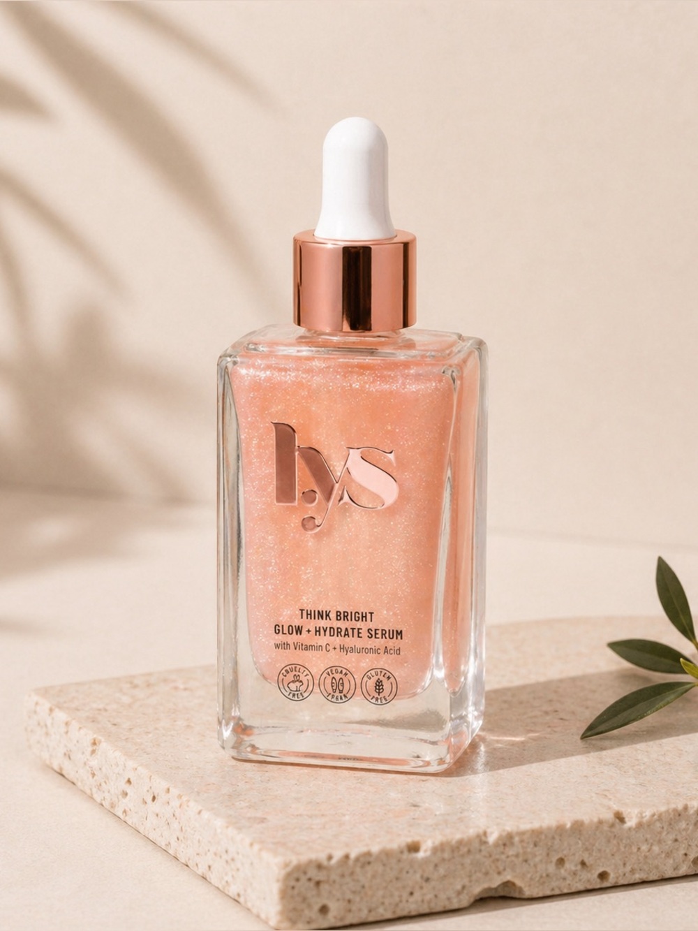 $28 New Lys Beauty Think Bright Glow + Hydrate Serum